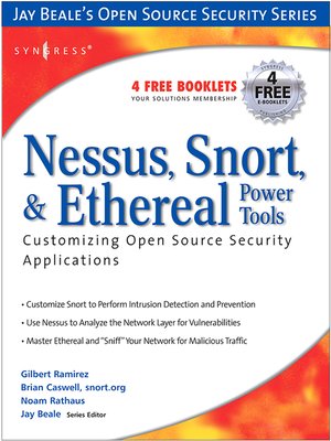 cover image of Nessus, Snort, and Ethereal Power Tools